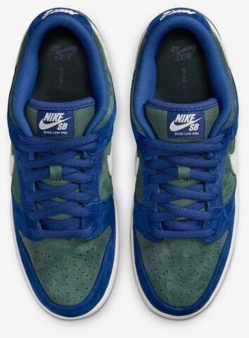 Sb dunk low pro skate shoes - light cream/deep royal blue cheap