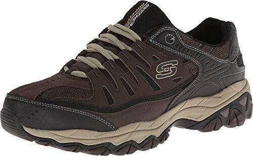 Skechers Afterburn Memory-Foam Lace-up Shoe brown taupe