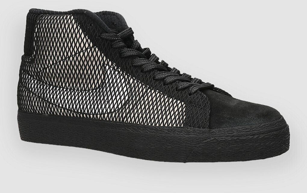 Nike Zoom Blazer Mid Premium Skate Shoes white black