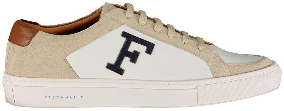 Façonnable Retro Cupsole Trainers white