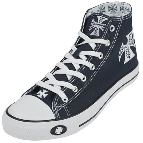 West Coast Choppers Warrior Hi-Tops high top sneakers navy