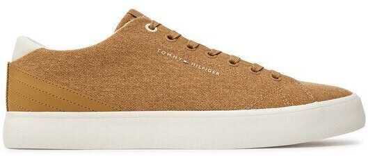 Tommy Hilfiger Sneakers made of fabric Th Hi Vulc Low Summer Cvs khaki