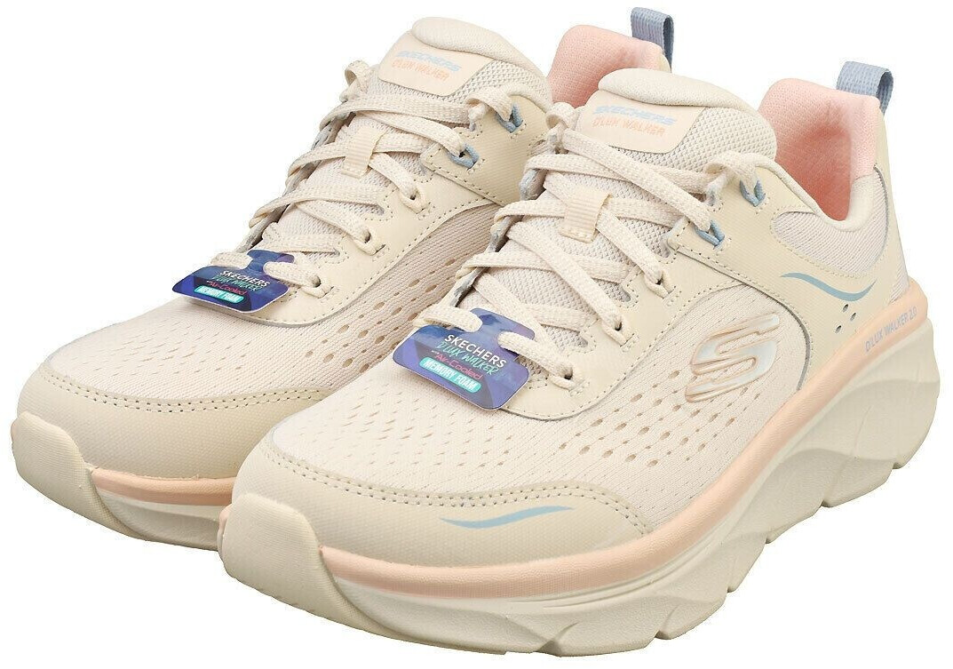 Skechers relaxed fit mujer beige hot sale