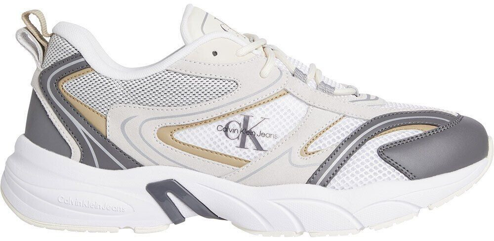 Calvin Klein Retro Tennis Trainers white