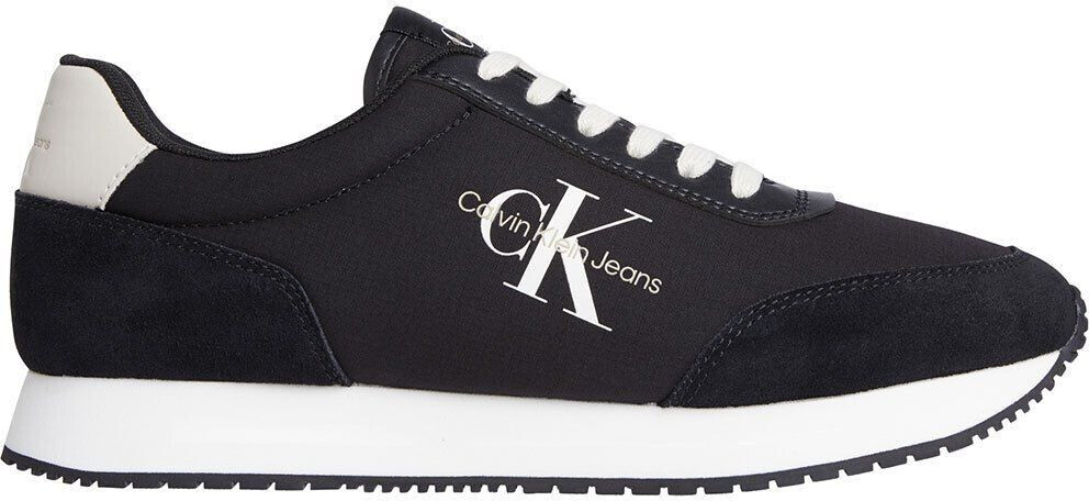 Calvin Klein Retro Runner Low Mix Mtl Trainers black