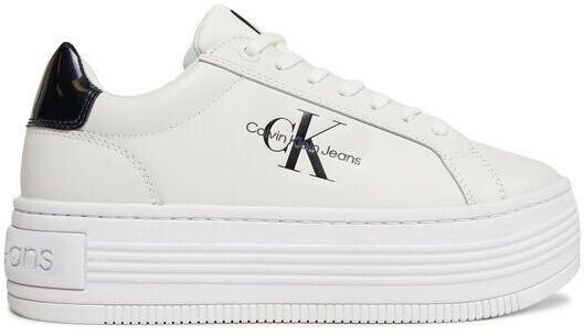 Calvin Klein Bold Platf Low Lace Lth Ml Met YW0YW01431 white black 01W