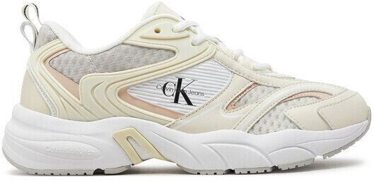 Calvin Klein Sneakers Retro Tennis Low Lace Mh Ml Met YW0YW01373 white