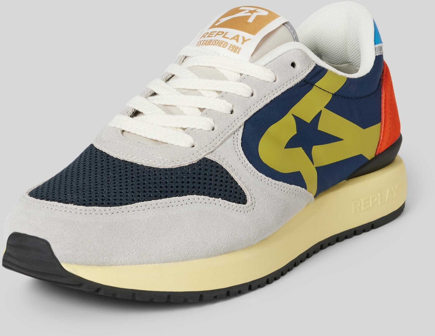 Replay Sneaker Colour-Blocking Design model 'FIBER'