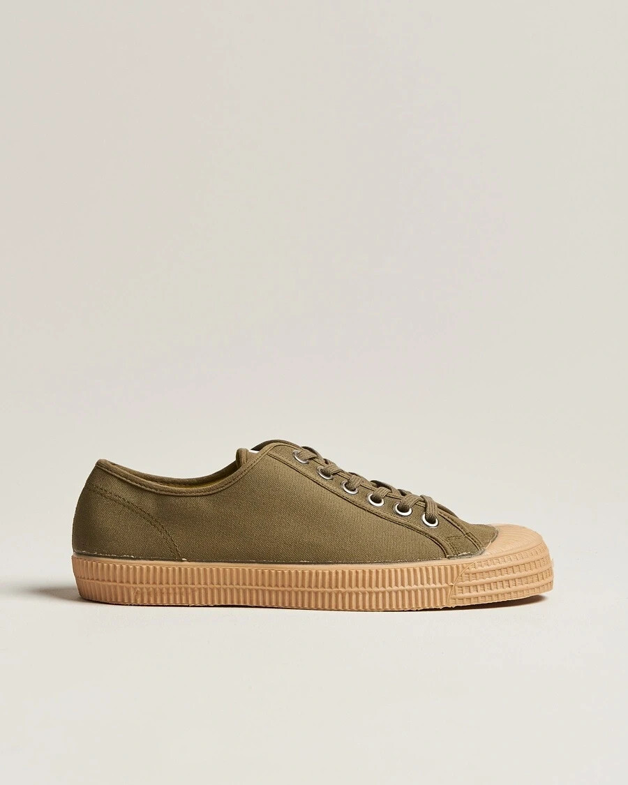 Novesta Vegan Sneaker Star Master green Military Transparent