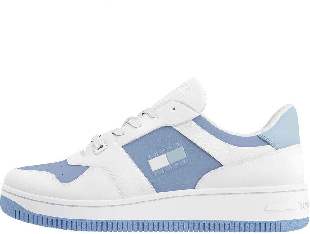 Tommy Hilfiger Retro Basket Tonal Logo Trainers blue