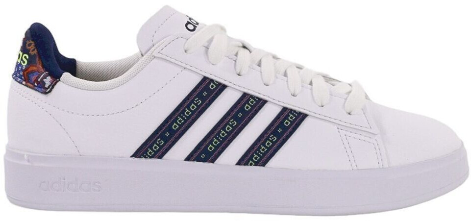 Adidas Grand Court 2 0 Sneaker FTWR White Mystery Blue hi-Res Yellow