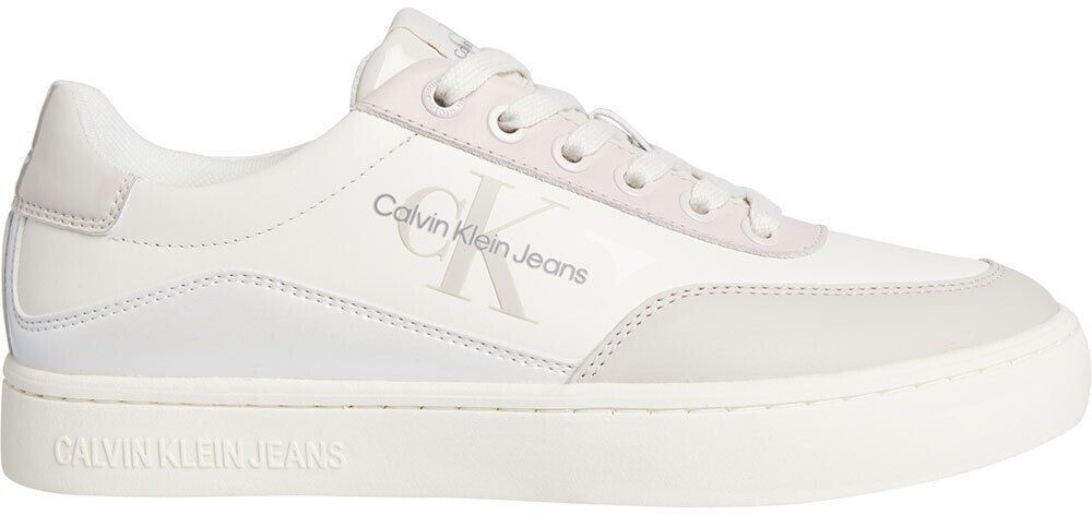 Calvin Klein Classic Cupsole Low Lace Lth Ml Trainers white