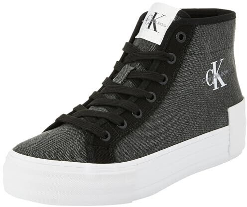 Calvin Klein Vulcanized Sneaker with Platform black stormfront