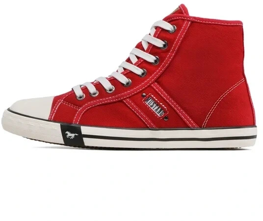 MUSTANG Sneakers made of fabric 1099506 red