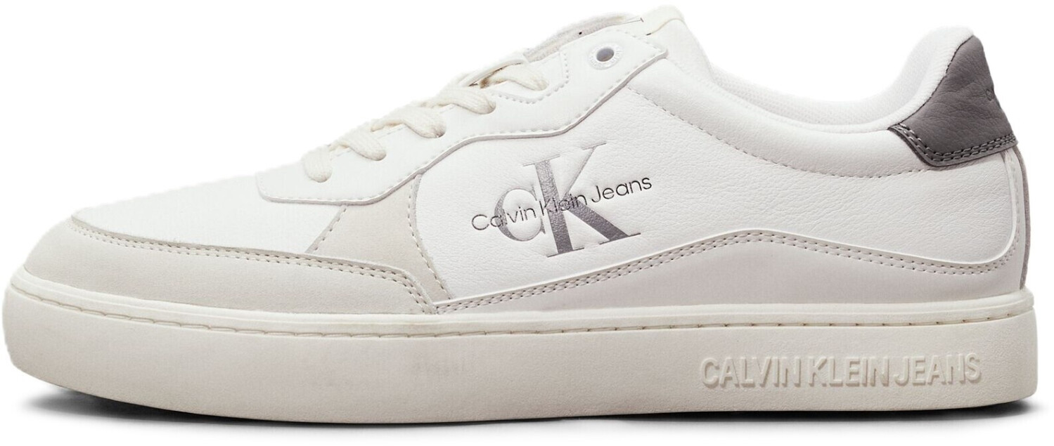 Calvin Klein Classic Cupsole Low Lth Ml Trainers white