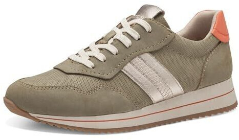 Jana Shoes Flat Sneaker with Thick Sole Vegan green Sage