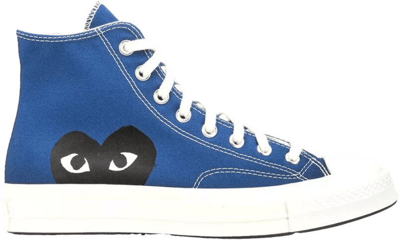 Comme des Garçons Sneakers Big Heart Converse Chuck Taylor 70 High-Top-Sneake blue