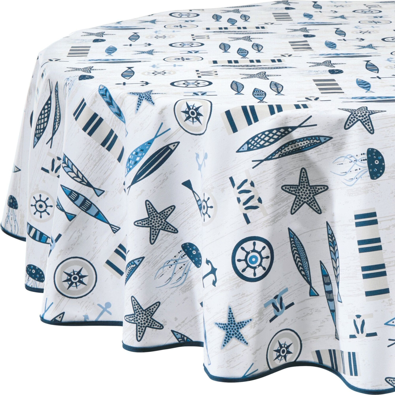 Abwaschbare Tischdecke Rund 160