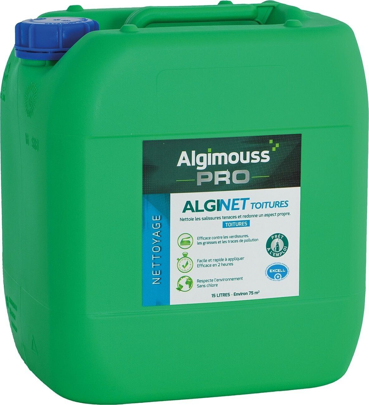 Algimouss Alginet toitures 15 L spécial lichens gris 84002