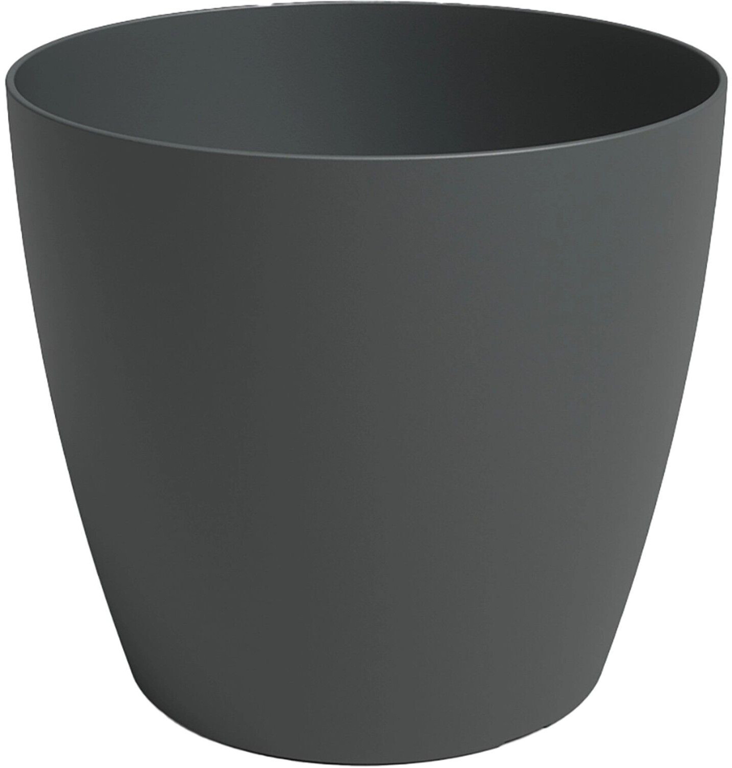 Pot De Fleur Miami 20cm Marron Mocha - Design Moderne Finition Mate - En Plastique Recyclé, Résistant Au Gel Et Aux UV - Fabriqué Au Portugal
