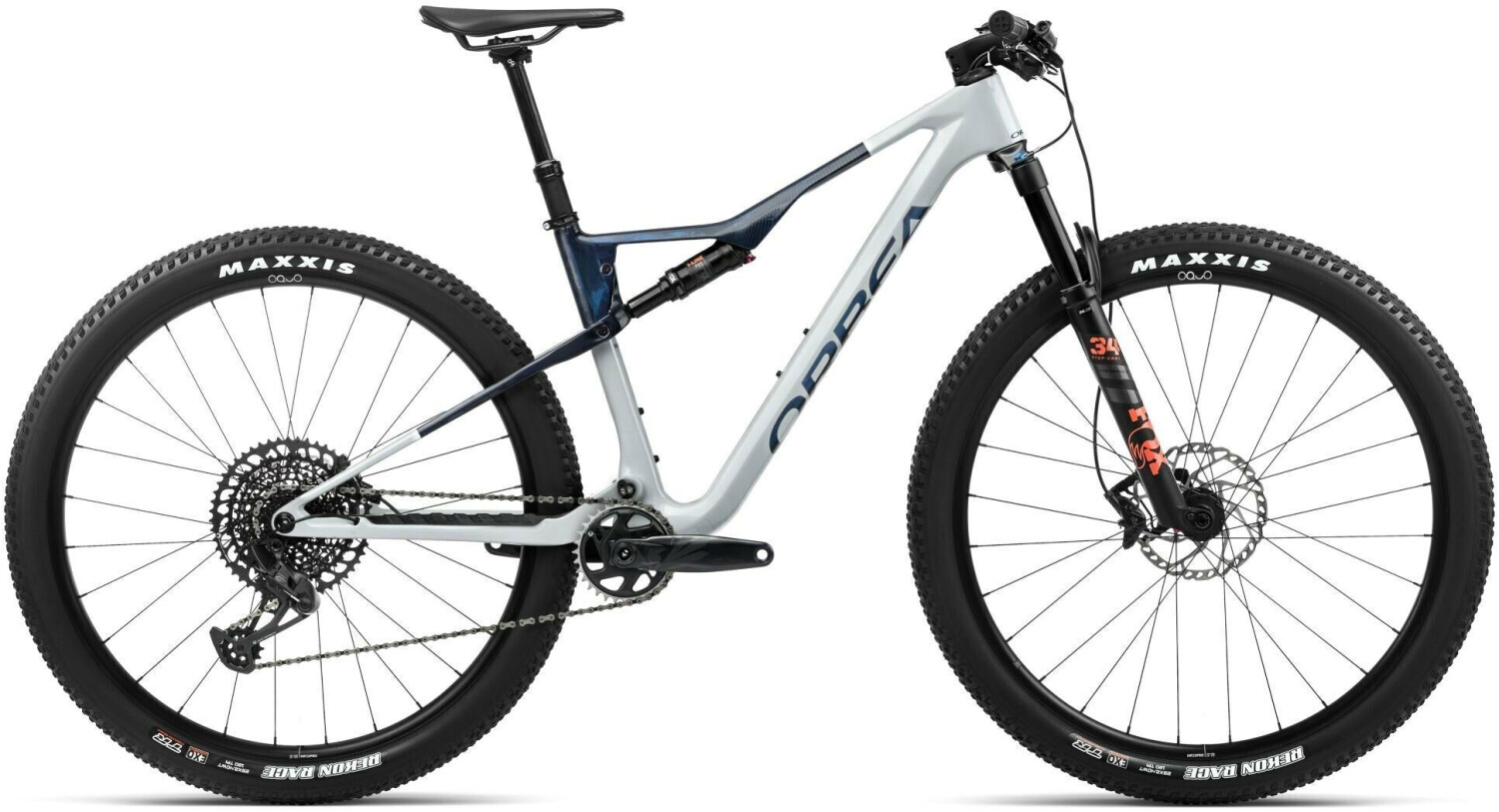 Orbea Oiz M21 Halo Silver-Blue Carbon View (Gloss) (2024) 29
