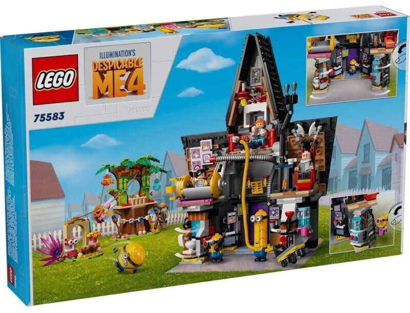 LEGO Gru 4 Mi villano favorito Minions y Mansion Familiar de Gru 75583 desde 80 23 Enero 2025 Compara precios en idealo