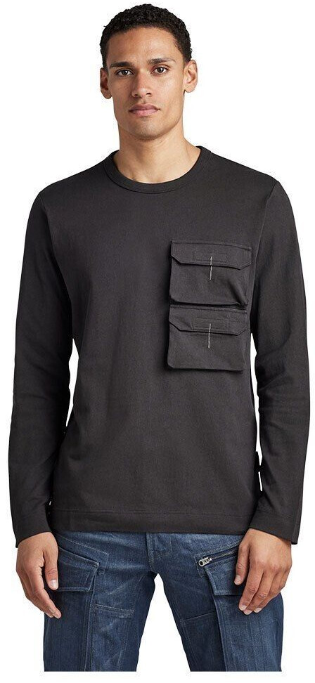 G-Star Pocket Long Sleeve T-Shirt (D22391-C336-648) grey