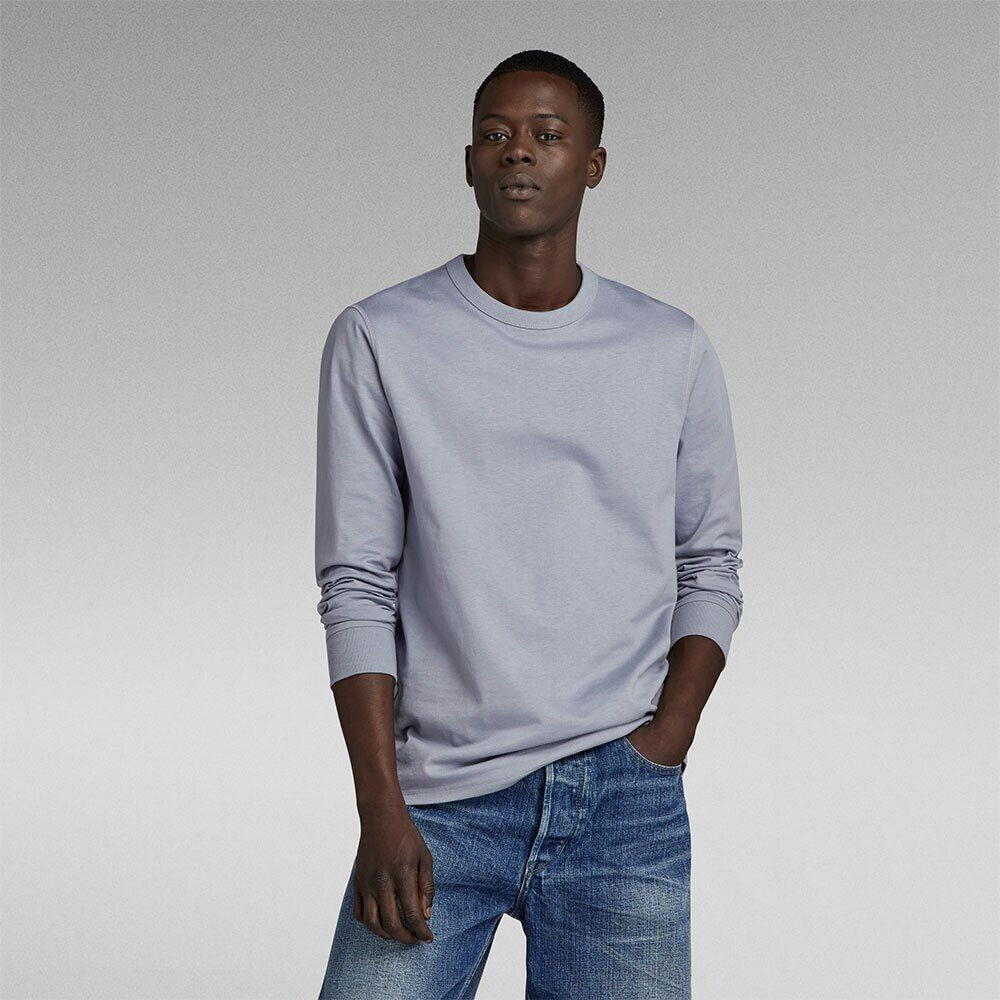 G-Star Premium Base Long Sleeve T-Shirt (D23455-C336-388) grey