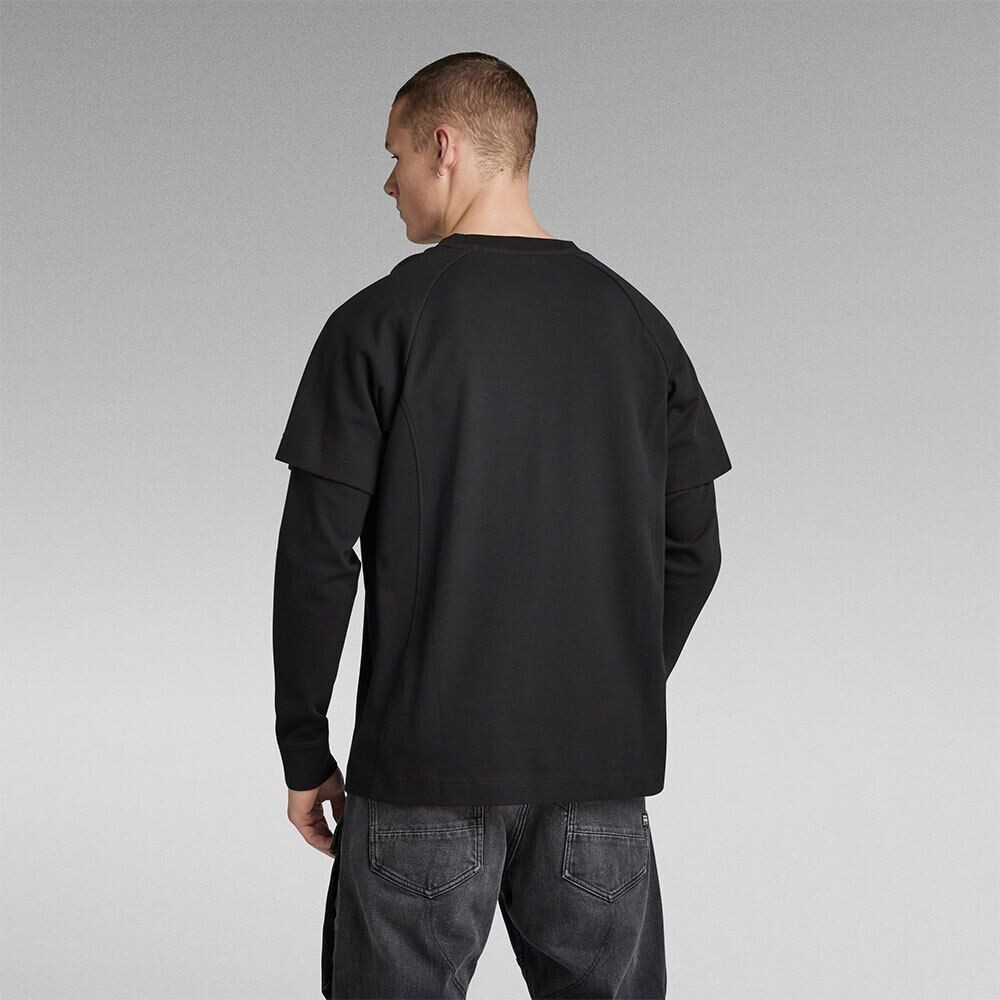 G-Star Moto Loose Long Sleeve T-Shirt (D23467-D275-648) black ab 