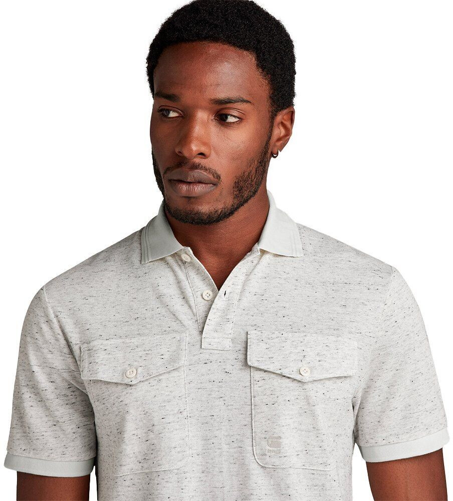 G-Star Dunda Pocket Short Sleeve Polo (D24362-D565-971) white