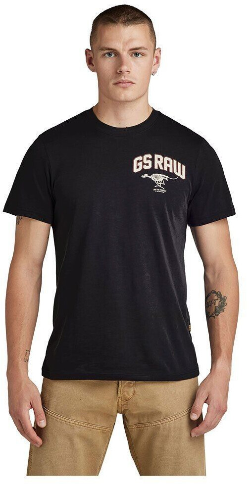 G-Star Skeleton Dog Chest Slim Fit Short Sleeve T-Shirt (D24424-C372-648) black
