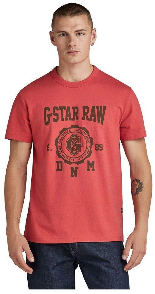 G-Star Collegic Short Sleeve T-Shirt (D24447-D593-578) orange