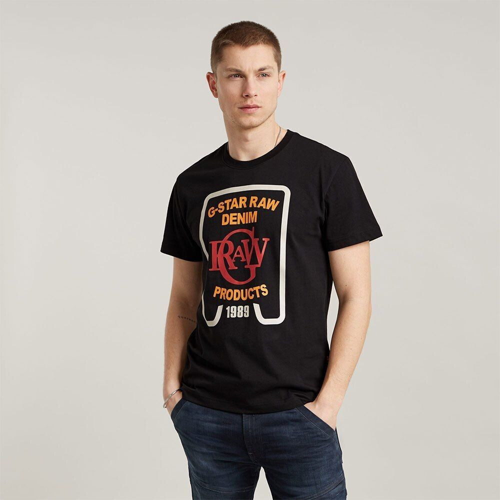 G-Star Multicolor Short Sleeve T-Shirt (D25012-336-6484) black