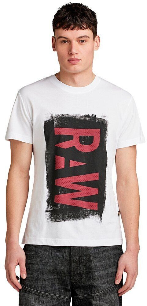 G-Star Painted Short Sleeve T-Shirt (D25014-336-110) white