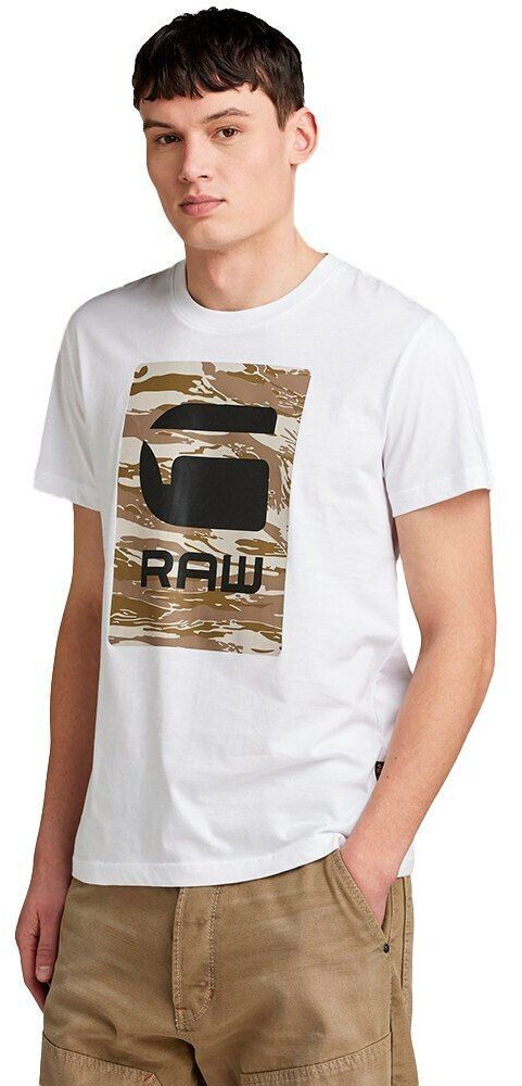 G-Star Camo Box Short Sleeve T-Shirt (D25019-336-110) white