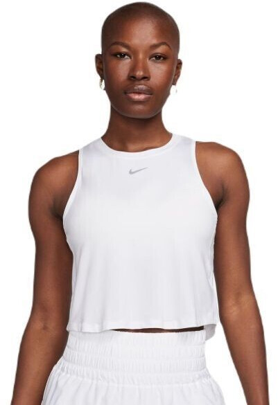 Nike One Classic W Dri FIT Cropped Tank Top FN2845 white ab 22 93 Preisvergleich bei idealo