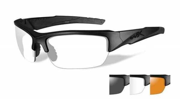 WileyX WX Valor matte black/clear + smoke grey + light rust