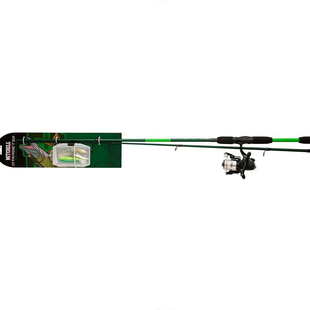 Mitchell Target Ii Pike Spinning Combo Silber 2.10 m / 5-20 g