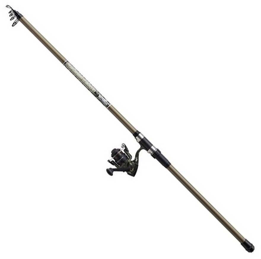 Mitchell Tanager Camo Ii Light Strong Tele Spinning Combo Silber 3.50 m / 50-150 g
