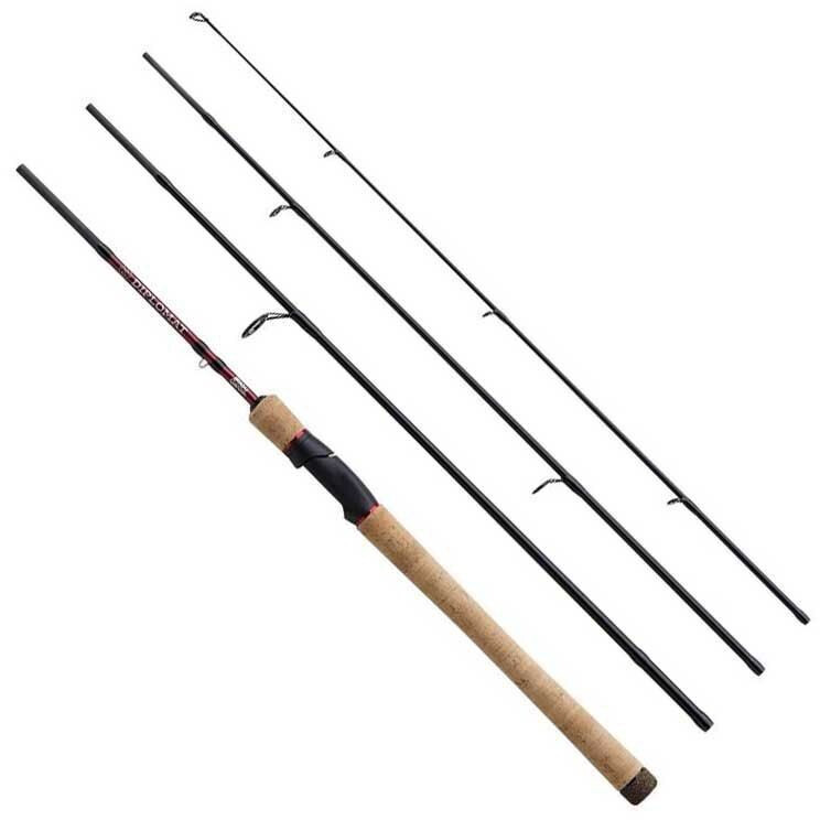 Abu Garcia Diplomat V2 Travel Spinning Rod Schwarz 2.13 m / 3-14 g