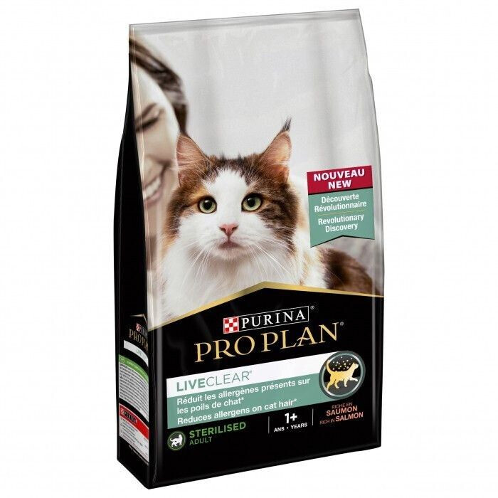 Purina Cat Pro Plan Liveclear Sterilised Adult Salmon Dry Food (2,8 kg)