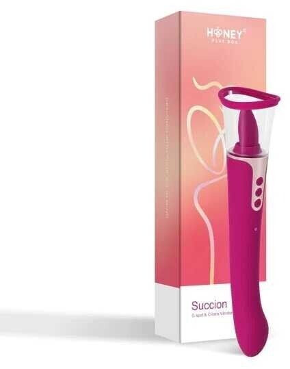 Honey Play Box Succion - Vibromasseur 3en1 Vibrant, Léchant & Aspirant