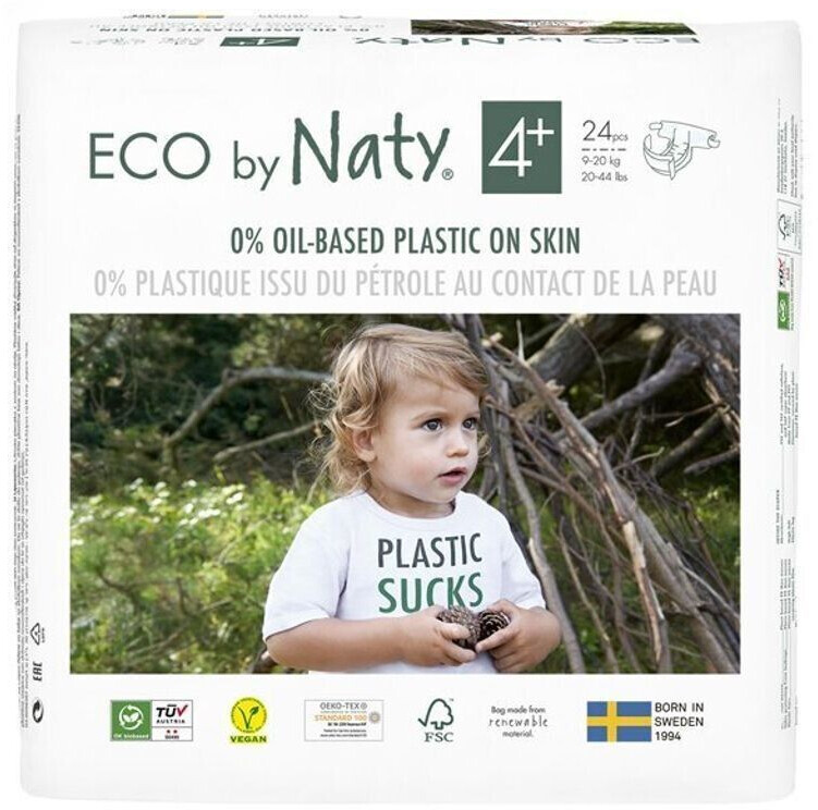 Naty Eco size 4+ (9-20 kg) 144 pcs.