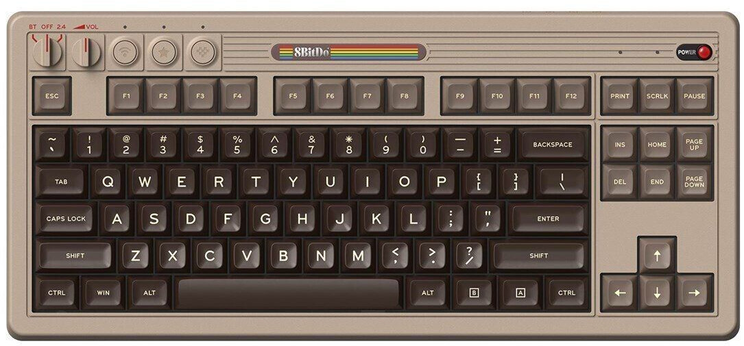 8bitdo Retro Mechanical Keyboard C64 Edition