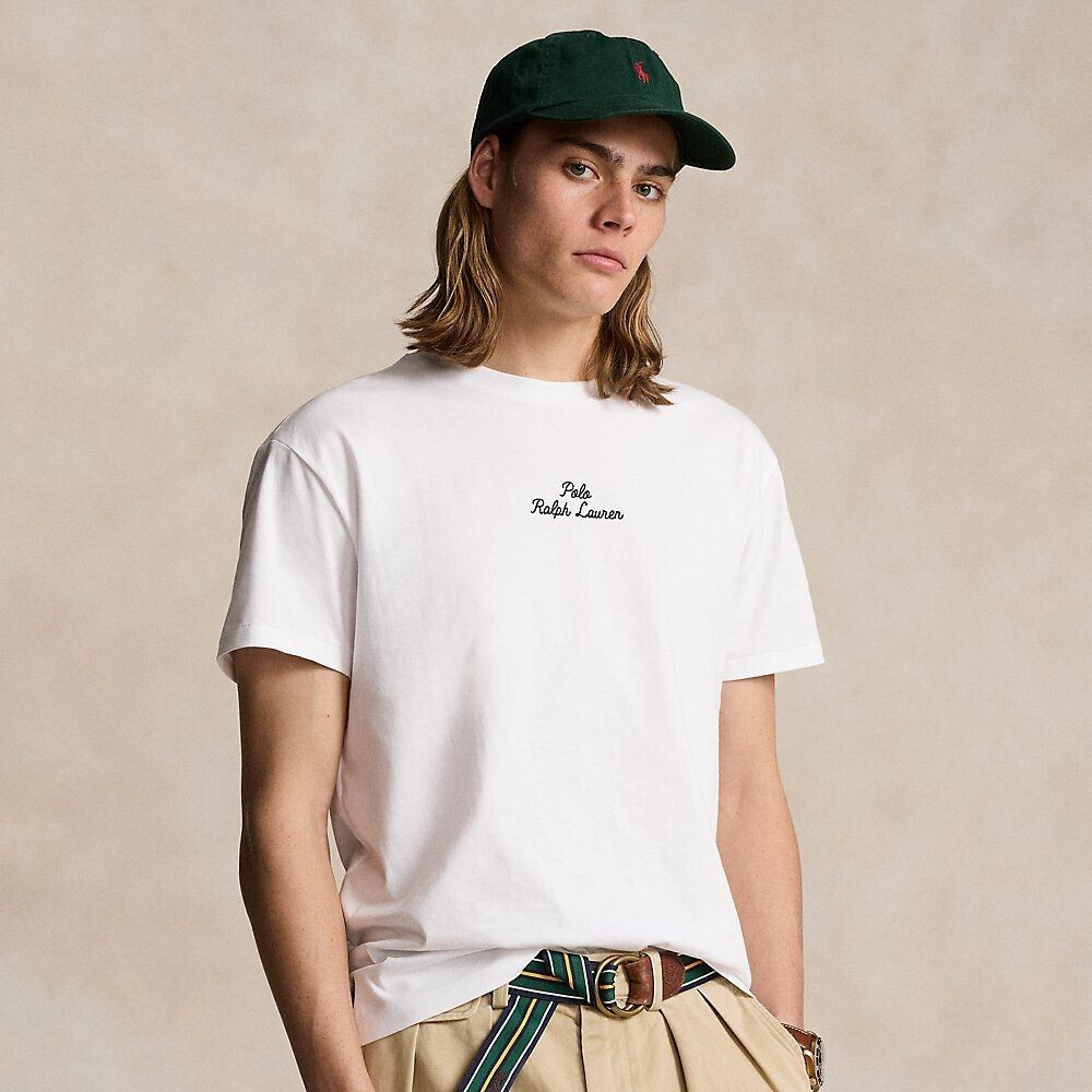 Polo Ralph Lauren Classic-fit jersey T-shirt with logo white (656340)
