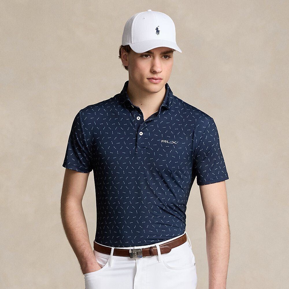 Ralph Lauren Tailored Fit Poloshirt mit RLX Druck blue 661150 ab 84 95 Preisvergleich bei idealo
