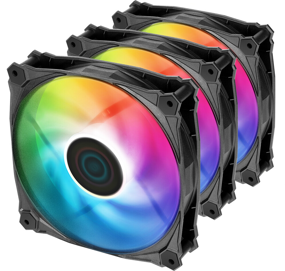 Iceberg Thermal IceGALE Lightning ARGB 120mm Black 3-pack