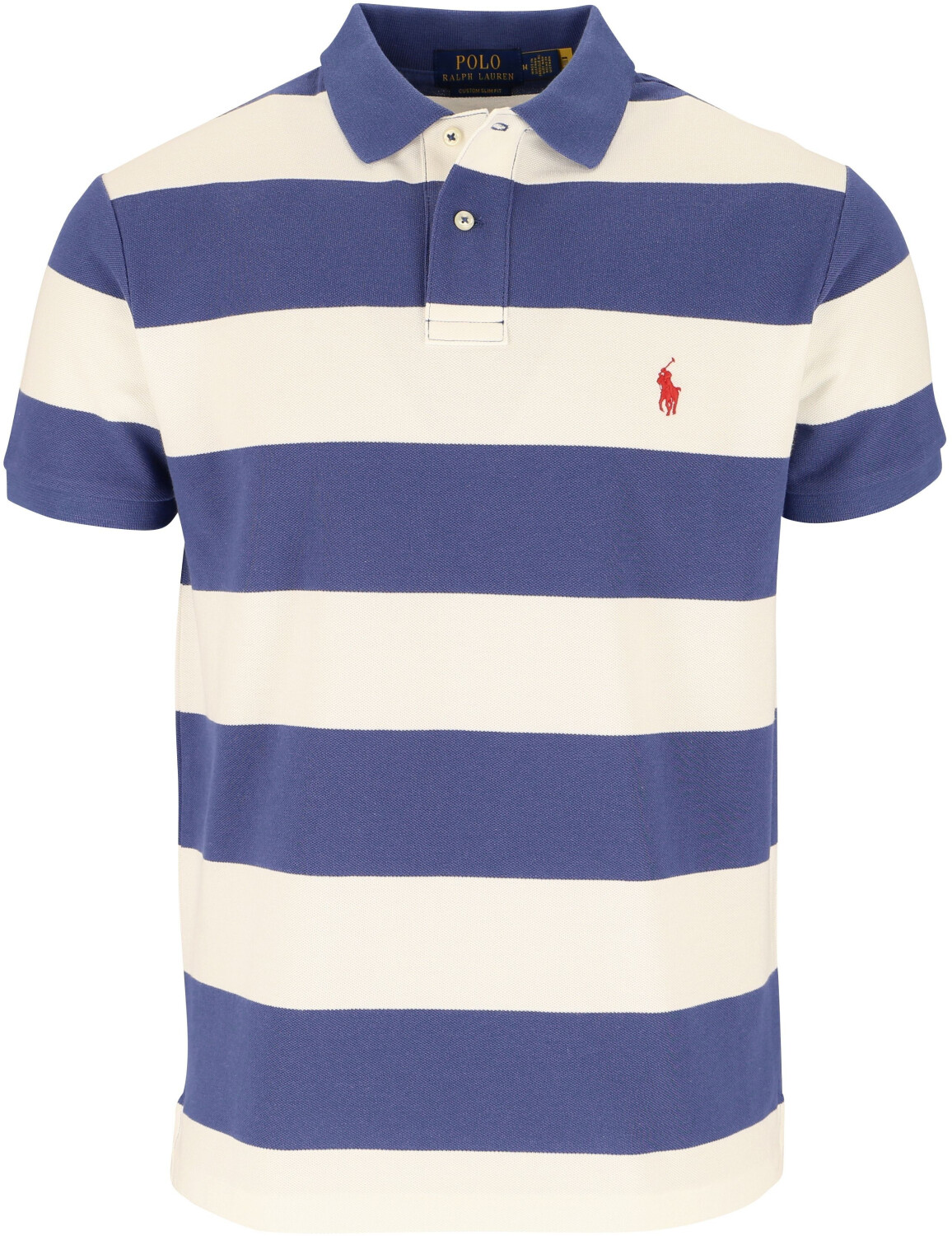 White and blue polo shirt discount