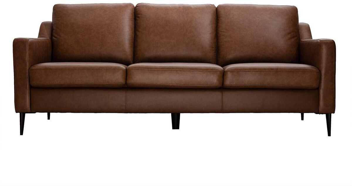 Miliboo Canapé Vintage 3 Places Cuir marron