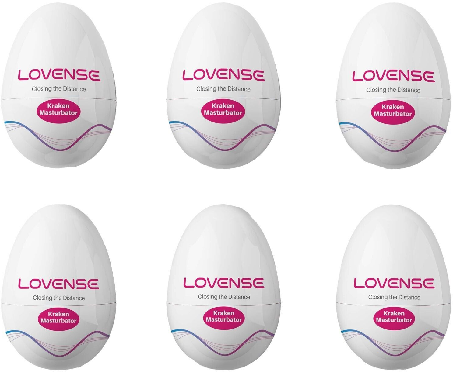 Lovense Masturbateur oeuf Lovense Kraken boite de 6